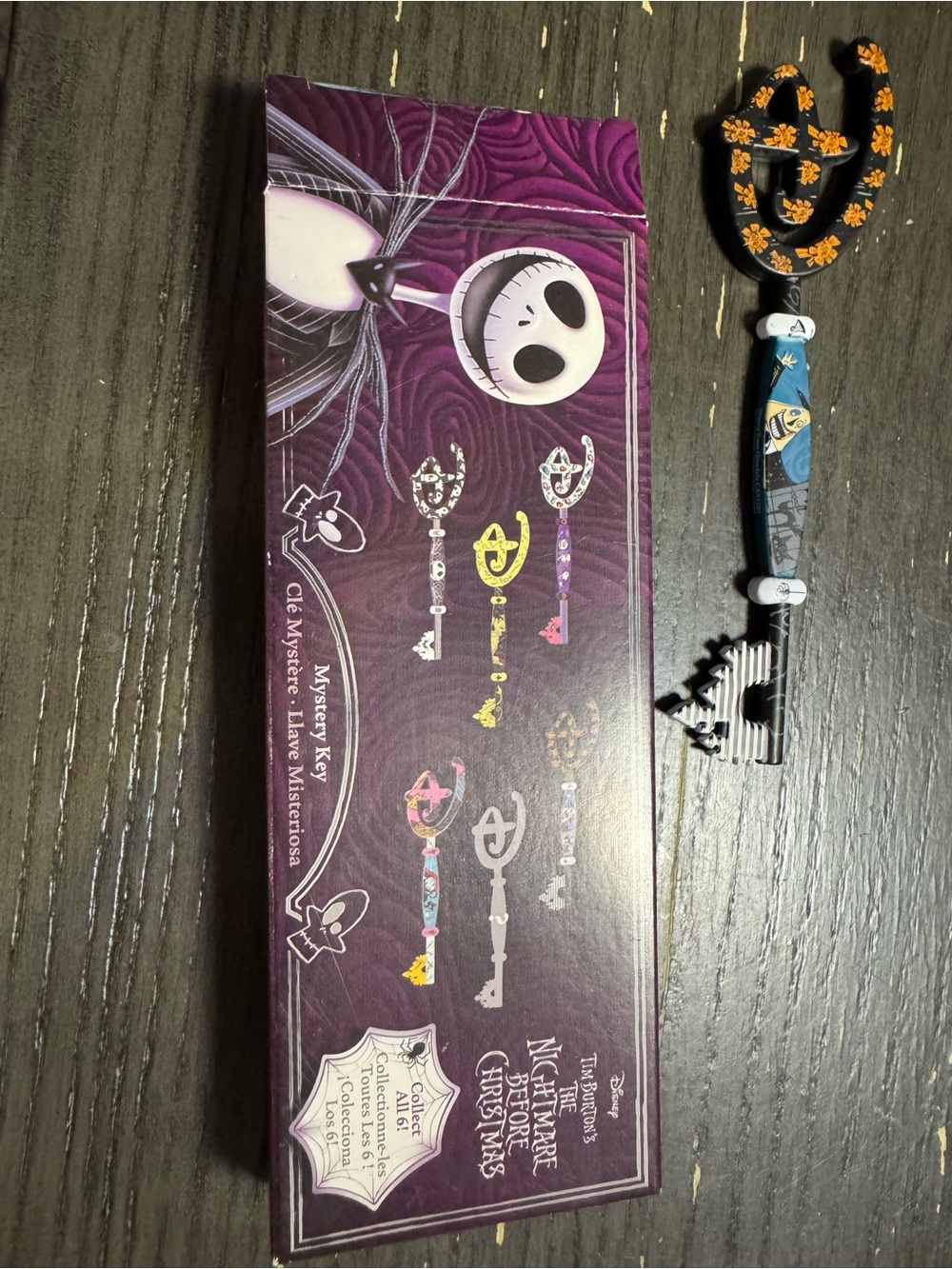 Disney The Nightmare Before Christmas Purple Mystery Key Collectible